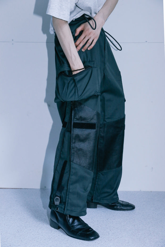 Unknow #231156 / Field Cargo Trousers - Green patch