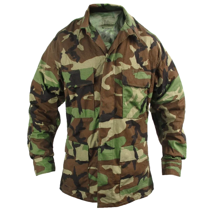 USGI Woodland Ripstop Shirt - US Army Surplus - Field Shirts