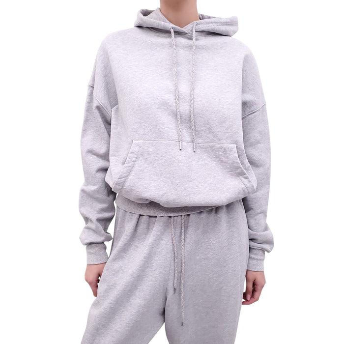 WARDROBE.NYC GREY HAILEY BIEBER SWEATSHIRT - SIZE S