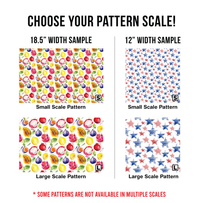 Watercolor Puff Patterned HTV (18.5" x 12")