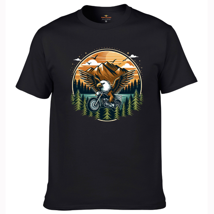Wheelie Eagle Shirt: Embrace the vibes of the Pacific Northwest with our Wheelie Eagle Shirt
