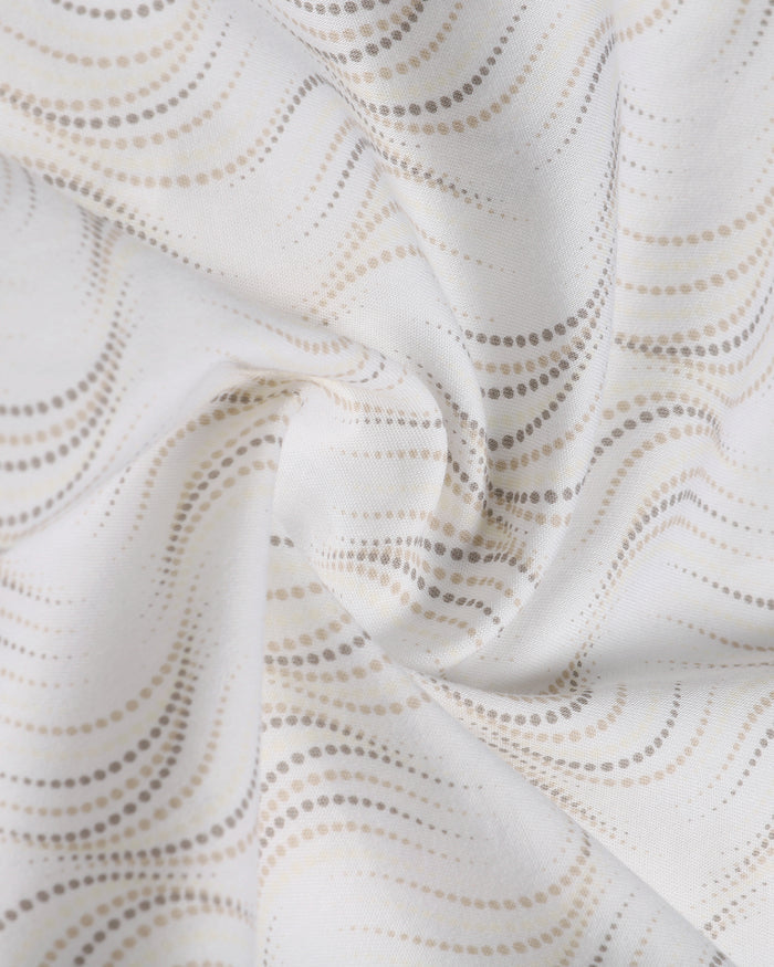 White Printed Shirt - Keno