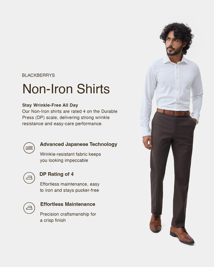 White Solid Shirt - Electra