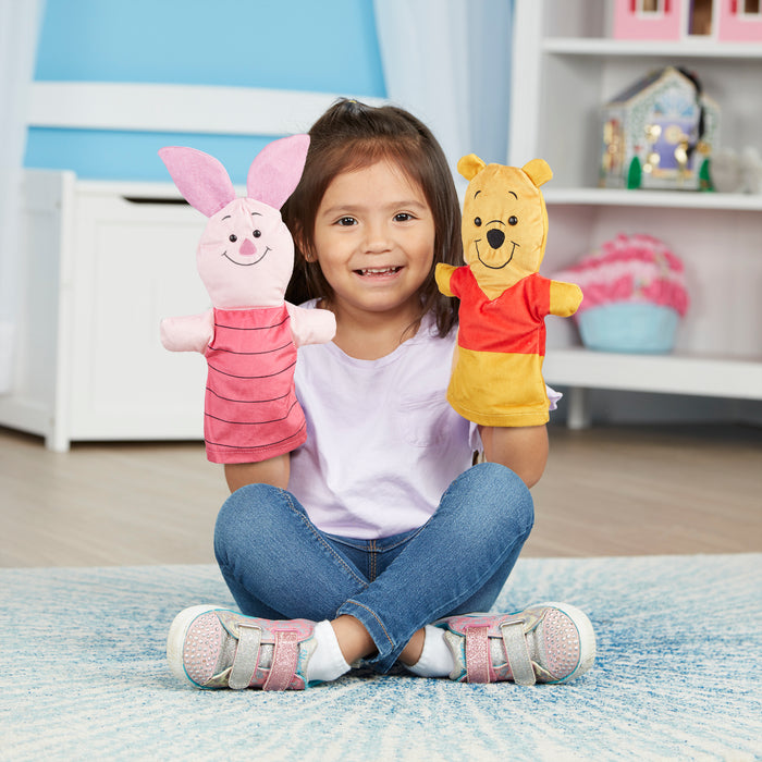 Winnie the Pooh Soft & Cuddly Hand Puppets - Wee Bee Baby Boutique