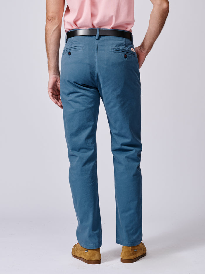 Aubin Blue Witham Stretch Chino | Chinos