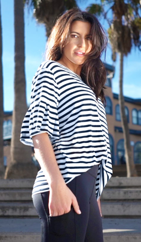 Women's Ruffle Sleeve Tee
