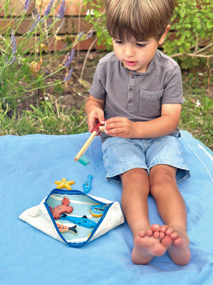 Wooden Fishing Game - Wee Bee Baby Boutique