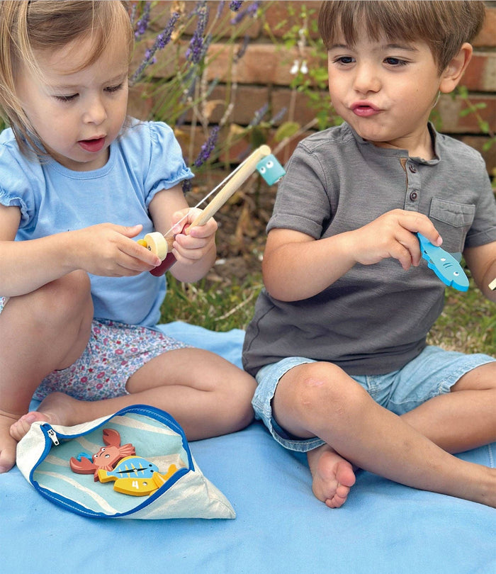 Wooden Fishing Game - Wee Bee Baby Boutique