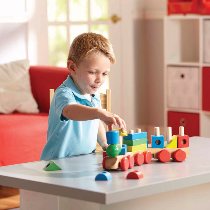 Wooden Stacking Train