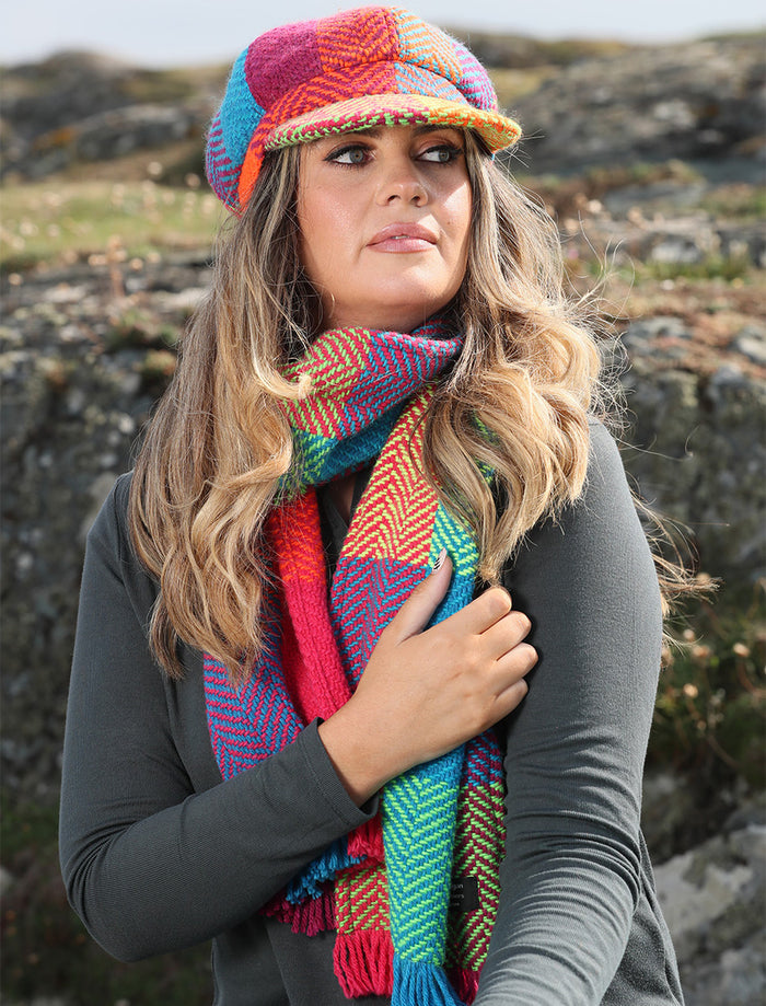 Wool Donegal Scarf - Sunshine #color_sunshine