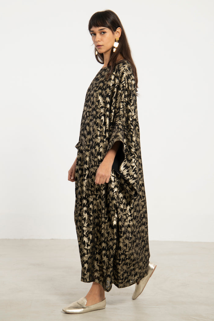 Yaman Palm Tree Print Dress