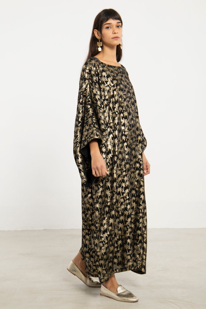 Yaman Palm Tree Print Dress